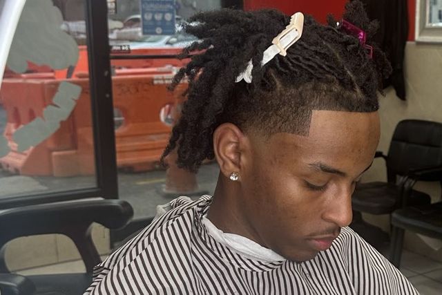 Dreadlocks with fade