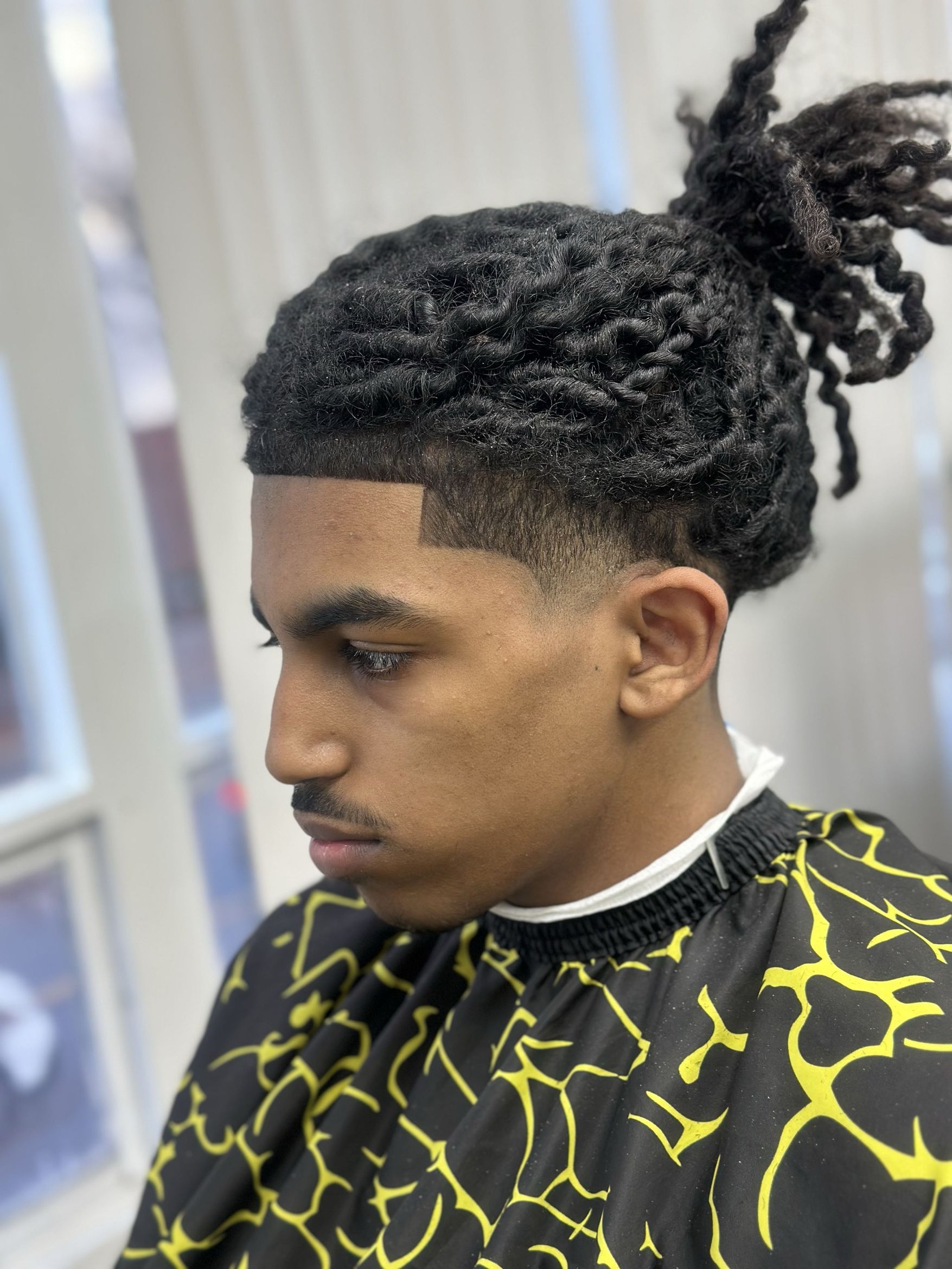 Dreadlocks with taper fade